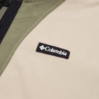 Columbia Backbowl Lite Half Zip Hoodie - Ancient Fossil / Stone Green / Black thumbnail