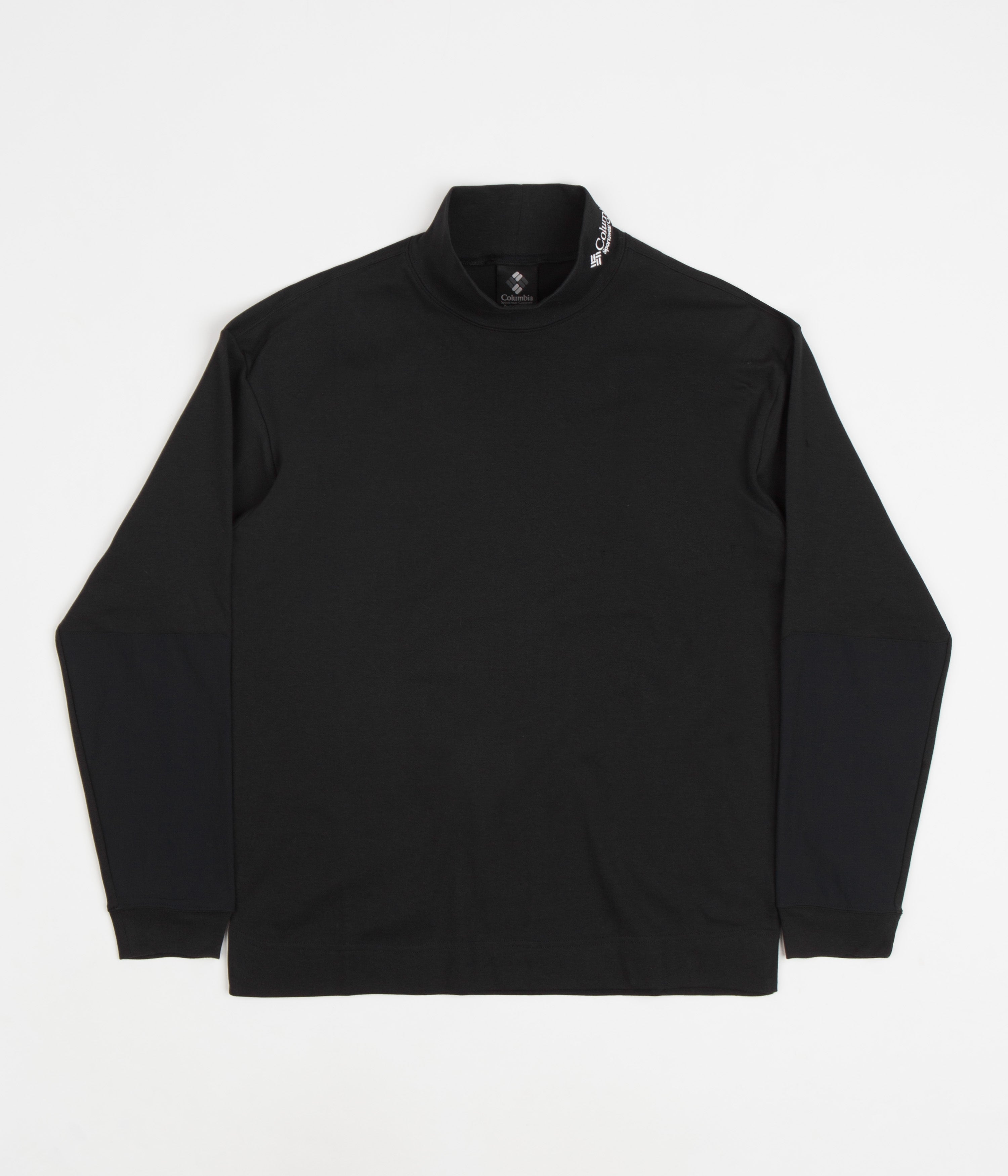 Columbia Ballistic Ridge High Neck Long Sleeve T-Shirt - Black | Flatspot