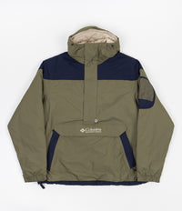 Columbia Challenger Pullover Jacket - Stone Green / Collegiate Navy