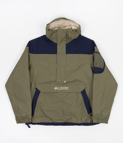 Columbia Challenger Pullover Jacket - Stone Green / Collegiate Navy