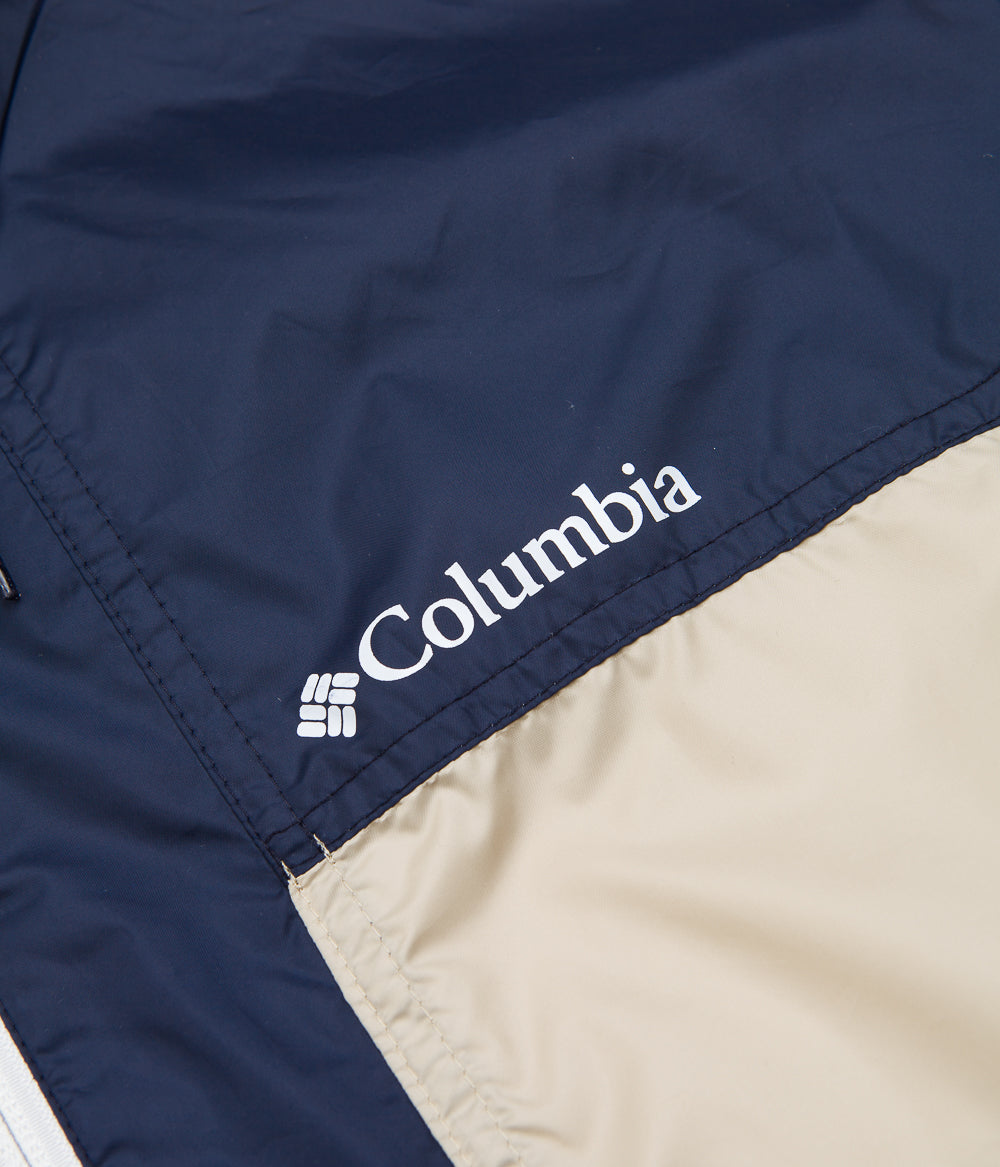 Columbia Flash Challenger Anorak - Ancient Fossil / Collegiate Navy ...