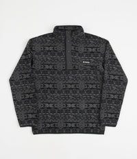 Columbia Helvetia Half Snap Fleece - Black 80s Stripe Print