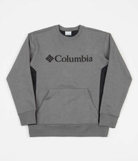 Columbia Minam River Crewneck Sweatshirt - City Grey Heather / Black