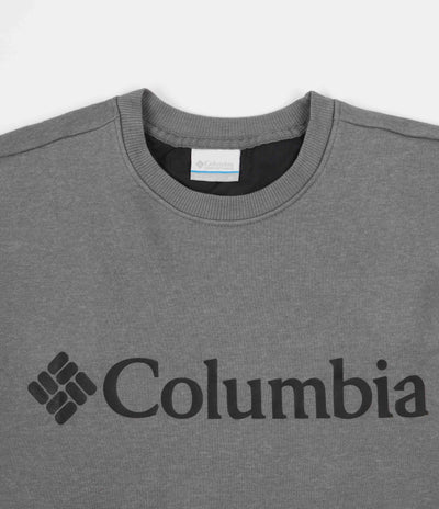 Columbia Minam River Crewneck Sweatshirt - City Grey Heather / Black