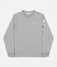 Columbia North Cascades Long Sleeve T-Shirt - Columbia Grey Heather / White