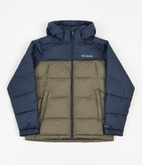 Columbia Pike Lake Hooded Jacket - Stone Green / Collegiate Navy