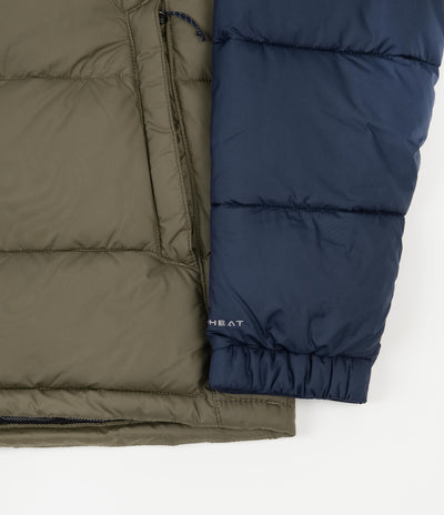 Columbia Pike Lake Hooded Jacket - Stone Green / Collegiate Navy