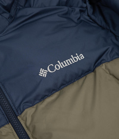 Columbia Pike Lake Hooded Jacket - Stone Green / Collegiate Navy