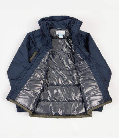 Columbia Pike Lake Hooded Jacket - Stone Green / Collegiate Navy