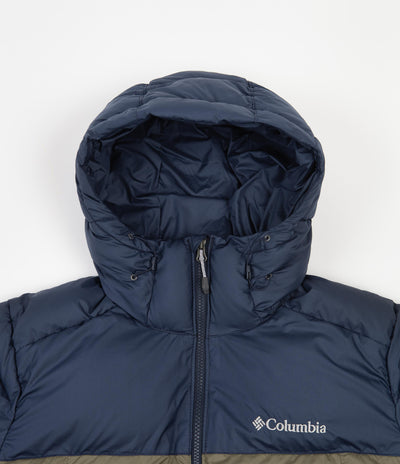 Columbia Pike Lake Hooded Jacket - Stone Green / Collegiate Navy