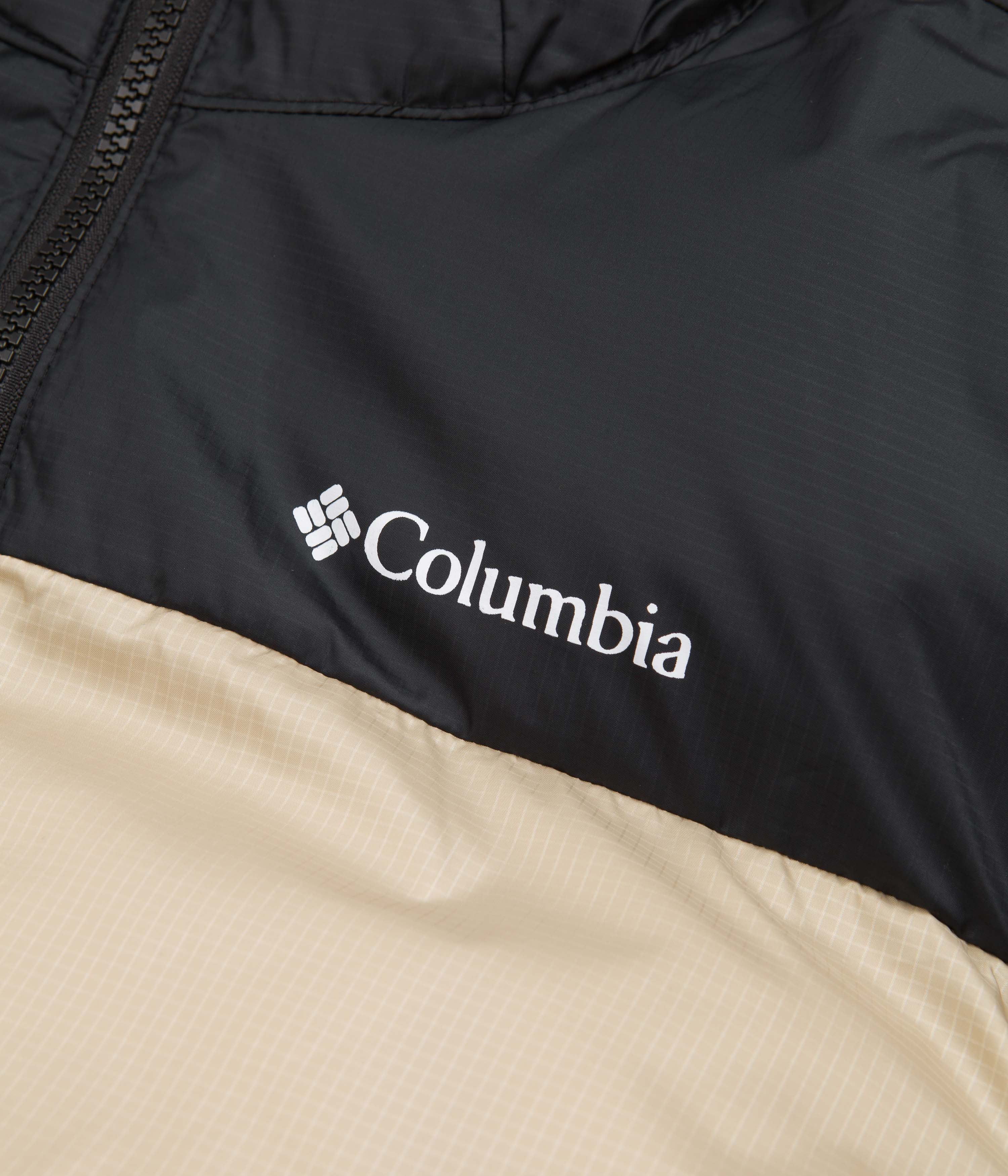 Columbia Puffect Hooded Jacket - Ancient Fossil / Black | Flatspot