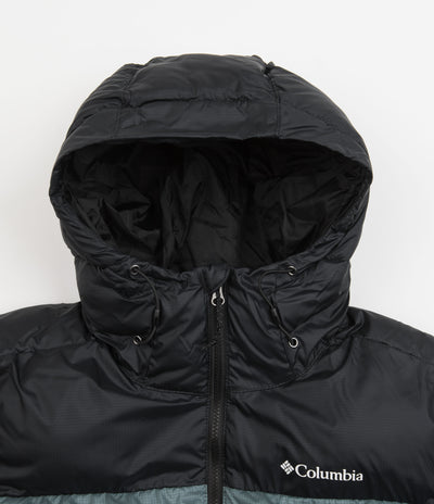 Columbia Puffect Hooded Jacket - Metal / Black