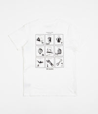 Columbia Rapid Ridge Back Graphic T-Shirt - White / Campsite Icons Graphic