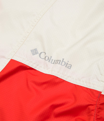 Columbia Trail Traveler Windbreaker Jacket - Light Raisin / Spicy / Chalk