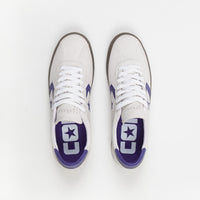 Converse Breakpoint Pro Ox Shoes - White / Court Purple / Gum thumbnail