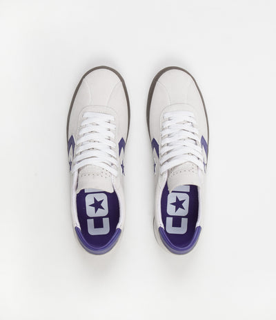 Converse Breakpoint Pro Ox Shoes - White / Court Purple / Gum