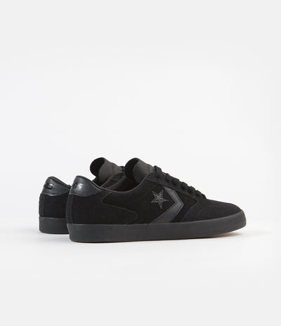 Converse Checkpoint Pro Ox Suede Shoes - Black / Black / Black