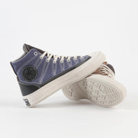 Converse Chuck 70 Hi Cozy Granola Shoes - Brindle Brown / Steel thumbnail