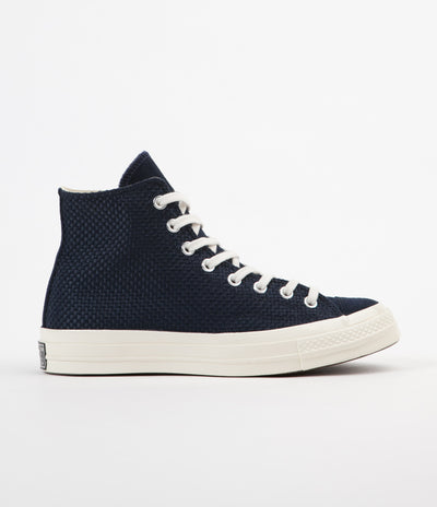 Converse CTAS 70's Hi Woven Shoes - Obsidian / Egret / Egret