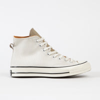 Converse CTAS 70's Hi Hickory Stripe Shoes - Desert Sand / Egret / Egret thumbnail