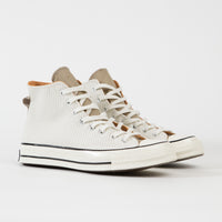 Converse CTAS 70's Hi Hickory Stripe Shoes - Desert Sand / Egret / Egret thumbnail