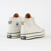 Converse CTAS 70's Hi Hickory Stripe Shoes - Desert Sand / Egret / Egret thumbnail