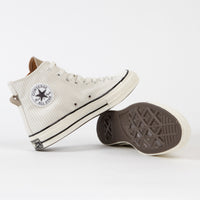 Converse CTAS 70's Hi Hickory Stripe Shoes - Desert Sand / Egret / Egret thumbnail