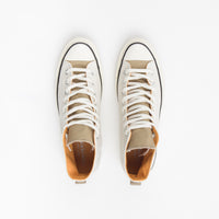 Converse CTAS 70's Hi Hickory Stripe Shoes - Desert Sand / Egret / Egret thumbnail