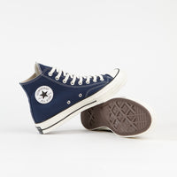 Converse CTAS 70's Hi Recycled Shoes - Midnight Navy / Egret / Black thumbnail