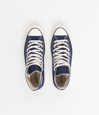 Converse CTAS 70's Hi Recycled Shoes - Midnight Navy / Egret / Black