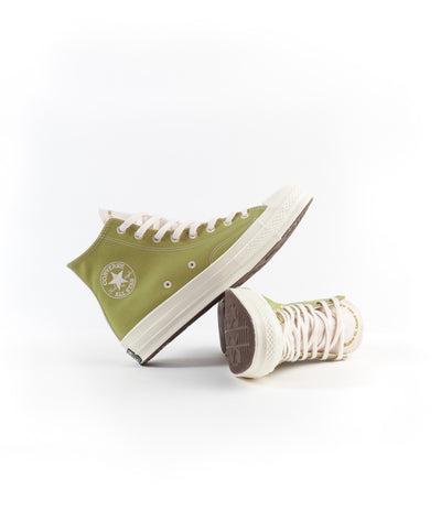 Converse CTAS 70's Hi Renew Shoes - Moss / Natural / Black