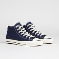 Converse CTAS Pro Canvas Mid Shoes - Midnight Navy / Black / Egret thumbnail