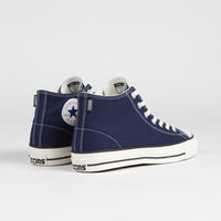 Converse CTAS Pro Canvas Mid Shoes - Midnight Navy / Black / Egret thumbnail