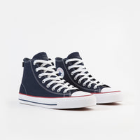 Converse CTAS Pro Hi Archive Print Shoes - Obsidian / White / Enamel Red thumbnail