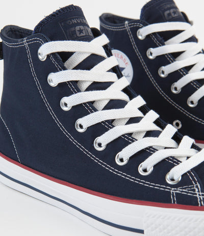 Converse CTAS Pro Hi Archive Print Shoes - Obsidian / White / Enamel Red