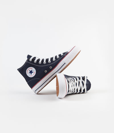 Converse CTAS Pro Hi Archive Print Shoes - Obsidian / White / Enamel Red