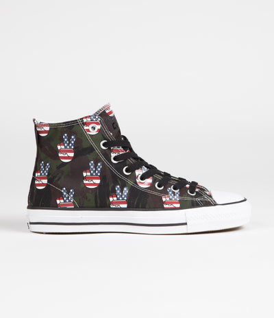 converse galaxy dust chuck taylor all star high top red silver