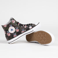 Converse CTAS Pro Hi Camo Peace Shoes - Piquant Green / Insignia Blue / Varsity Red thumbnail