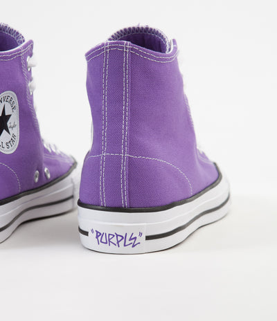 Converse CTAS Pro Hi 'Purple Pack' Shoes - Electric Purple / Black / White