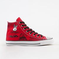 Converse CTAS Pro Hi Sean Pablo Shoes - Enamel Red / Black / White thumbnail