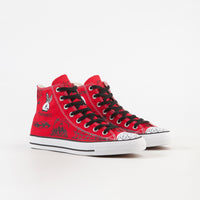 Converse CTAS Pro Hi Sean Pablo Shoes - Enamel Red / Black / White thumbnail