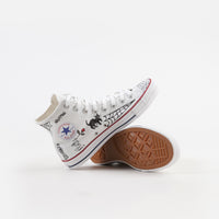 Converse CTAS Pro Hi Sean Pablo Shoes - White / Black / White thumbnail