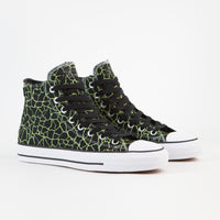 Converse CTAS Pro Hi Shoes - Black / Lime Twist / White thumbnail