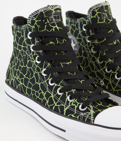 Converse CTAS Pro Hi Shoes - Black / Lime Twist / White