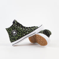 Converse CTAS Pro Hi Shoes - Black / Lime Twist / White thumbnail