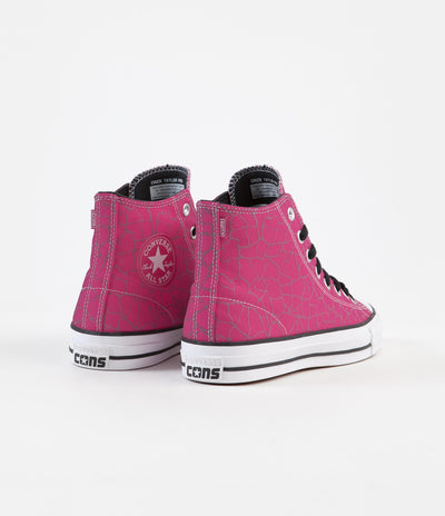 Converse CTAS Pro Hi Shoes - Prime Pink / Black / White