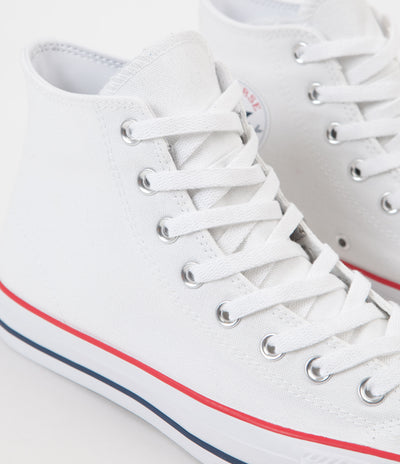 Converse CTAS Pro Hi Shoes - White / Red / Insignia Blue