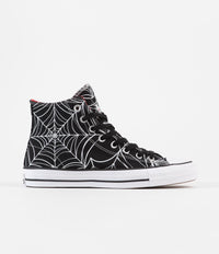 Converse CTAS Pro Hi White Widow Shoes - Black / University Red / White