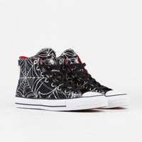 Converse CTAS Pro Hi White Widow Shoes - Black / University Red / White thumbnail