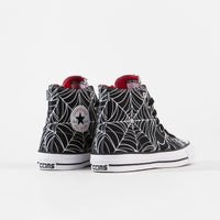 Converse CTAS Pro Hi White Widow Shoes - Black / University Red / White thumbnail